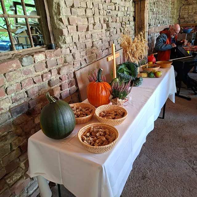 Altar Erntedankgottesdienst